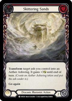 Skittering Sands (Red) (UPR036) [Uprising] Rainbow Foil - Deck Out Gaming
