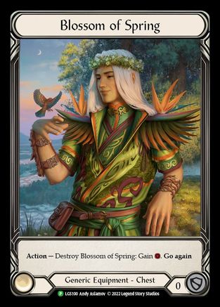 Blossom of Spring - LGS100 (LGS100) [Flesh and Blood: Promo Cards] Cold Foil - Deck Out Gaming