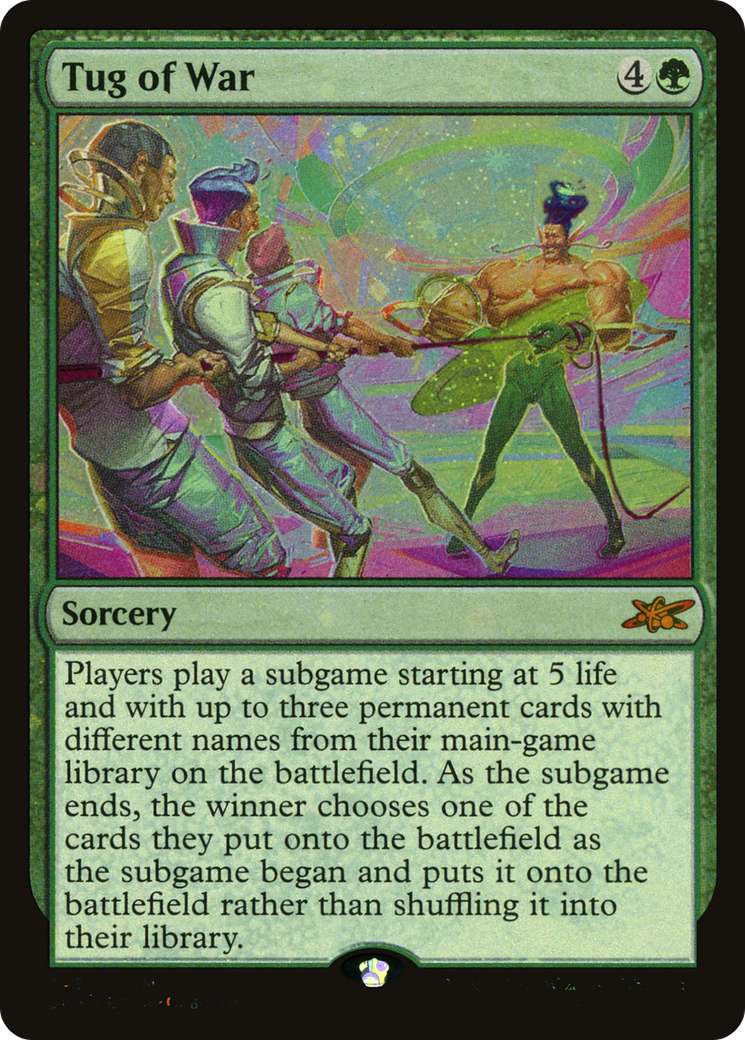 Tug of War (Galaxy Foil) (445) [Unfinity] foil - Deck Out Gaming