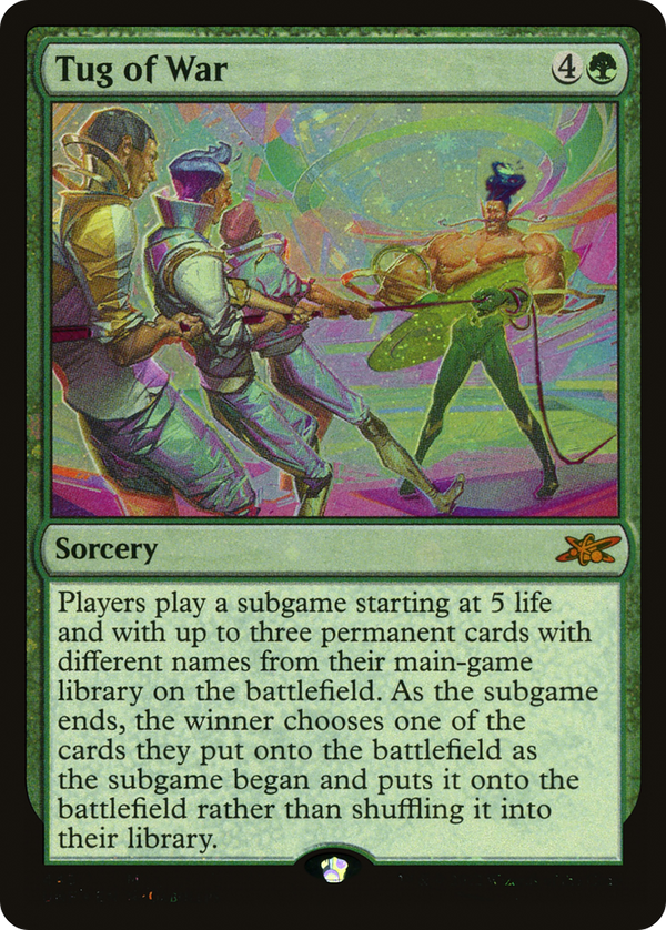 Tug of War (Galaxy Foil) (445) [Unfinity] foil - Deck Out Gaming