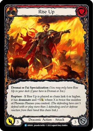 Rise Up (UPR091) [Uprising] - Deck Out Gaming