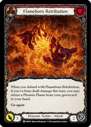 Flameborn Retribution (UPR095) [Uprising] Rainbow Foil - Deck Out Gaming