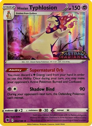 Hisuian Typhlosion - 052/189 (GameStop Exclusive) (52) [Miscellaneous Cards & Products] Holofoil - Deck Out Gaming