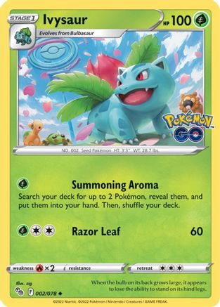 Ivysaur (2) [Pokemon GO] - Deck Out Gaming