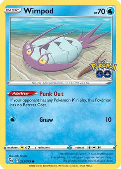 Wimpod (25) [Pokemon GO] Reverse Holofoil - Deck Out Gaming