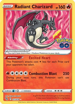 Radiant Charizard (11) [Pokemon GO] Holofoil - Deck Out Gaming