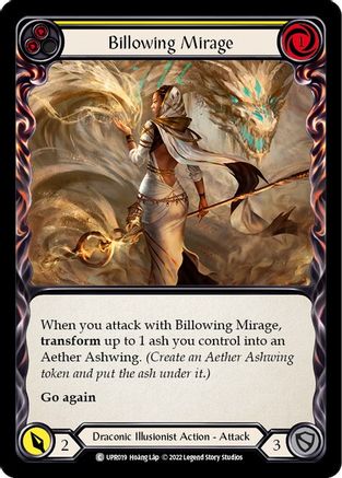 Billowing Mirage (Yellow) (UPR019) [Uprising] Rainbow Foil - Deck Out Gaming