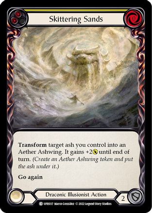 Skittering Sands (Yellow) (UPR037) [Uprising] - Deck Out Gaming