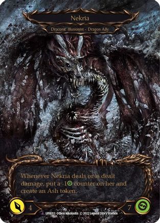 Invoke Nekria // Nekria (Marvel) (UPR013) [Uprising] Cold Foil - Deck Out Gaming