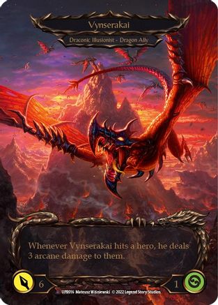 Invoke Vynserakai // Vynserakai (Marvel) (UPR016) [Uprising] Cold Foil - Deck Out Gaming