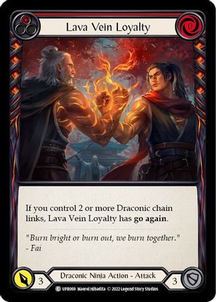Lava Vein Loyalty (Red) (UPR069) [Uprising] Rainbow Foil - Deck Out Gaming