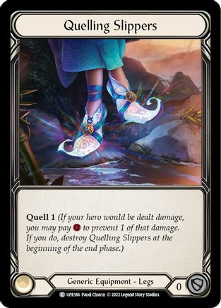 Quelling Slippers (UPR186) [Uprising] Rainbow Foil - Deck Out Gaming