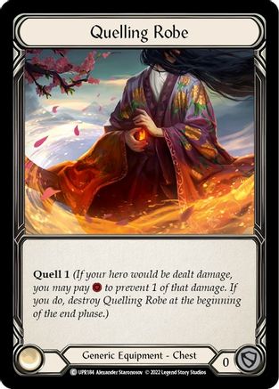 Quelling Robe (UPR184) [Uprising] Cold Foil - Deck Out Gaming