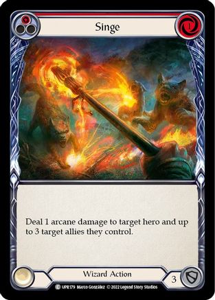 Singe (Red) (UPR179) [Uprising] - Deck Out Gaming