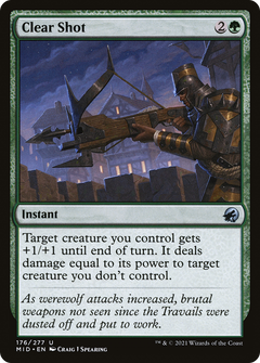 Clear Shot (176) [Innistrad: Midnight Hunt] foil - Deck Out Gaming