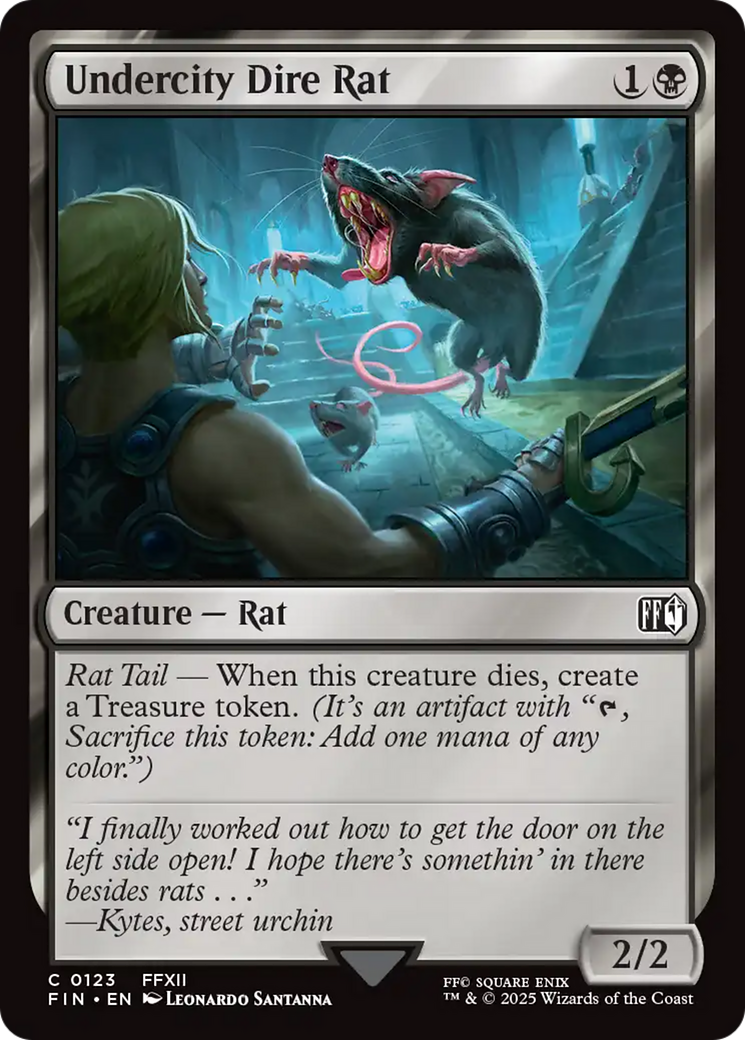Undercity Dire Rat (123) [FINAL FANTASY] - Deck Out Gaming