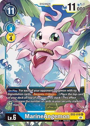 MarineAngemon (EX2-018) [Digital Hazard] Foil - Deck Out Gaming