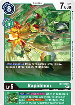 Rapidmon (EX2-027) [Digital Hazard] - Deck Out Gaming