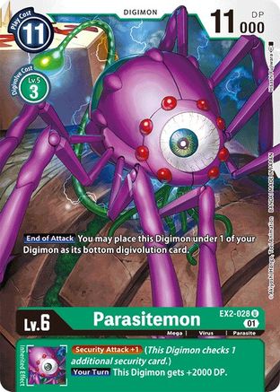 Parasitemon (EX2-028) [Digital Hazard] - Deck Out Gaming