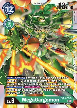 MegaGargomon (EX2-029) [Digital Hazard] Foil - Deck Out Gaming