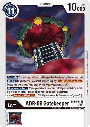 ADR-09 Gatekeeper (EX2-054) [Digital Hazard] - Deck Out Gaming