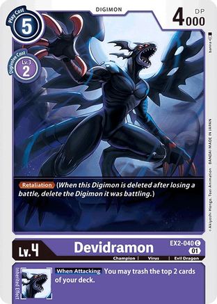 Devidramon (EX2-040) [Digital Hazard] - Deck Out Gaming