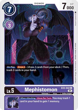 Mephistomon (EX2-042) [Digital Hazard] - Deck Out Gaming