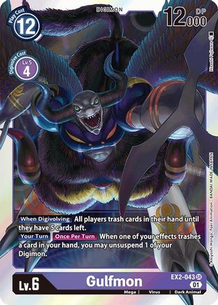 Gulfmon (EX2-043) [Digital Hazard] Foil - Deck Out Gaming