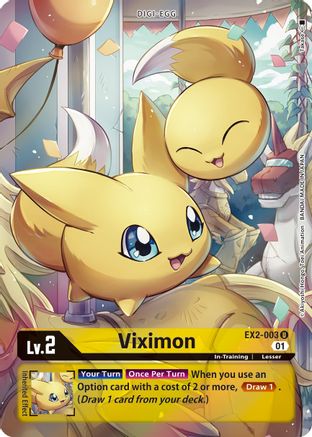 Viximon (Alternate Art) (EX2-003) [Digital Hazard] Foil - Deck Out Gaming