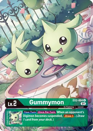 Gummymon (Alternate Art) (EX2-004) [Digital Hazard] Foil - Deck Out Gaming