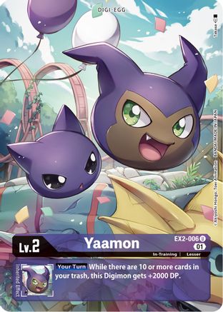 Yaamon (Alternate Art) (EX2-006) [Digital Hazard] Foil - Deck Out Gaming