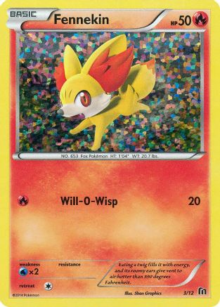 Fennekin - 3/12 (3) [McDonald's Promos 2016] Holofoil - Deck Out Gaming