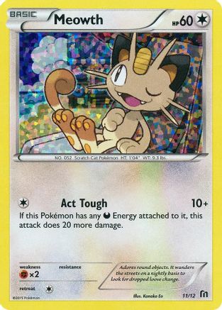 Meowth - 11/12 (11) [McDonald's Promos 2016] Holofoil - Deck Out Gaming