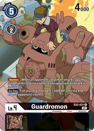 Guardromon (Alternate Art) (EX2-031) [Digital Hazard] Foil - Deck Out Gaming