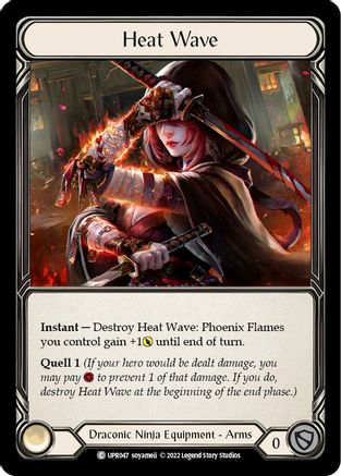 Heat Wave (UPR047) [Uprising] Rainbow Foil - Deck Out Gaming