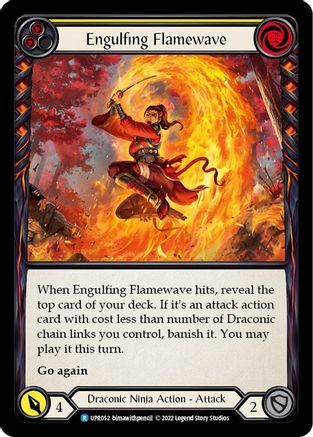 Engulfing Flamewave (Yellow) (UPR052) [Uprising] - Deck Out Gaming