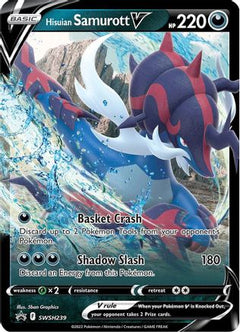 Hisuian Samurott V - SWSH239 (SWSH239) [SWSH: Sword & Shield Promo Cards] Holofoil - Deck Out Gaming