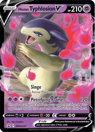 Hisuian Typhlosion V - SWSH237 (SWSH237) [SWSH: Sword & Shield Promo Cards] Holofoil - Deck Out Gaming