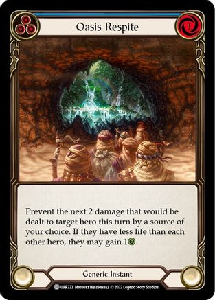 Oasis Respite (Blue) (UPR223) [Uprising] - Deck Out Gaming