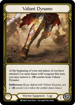 Valiant Dynamo (Golden) - FAB020 (FAB020) [Flesh and Blood: Promo Cards] Cold Foil - Deck Out Gaming