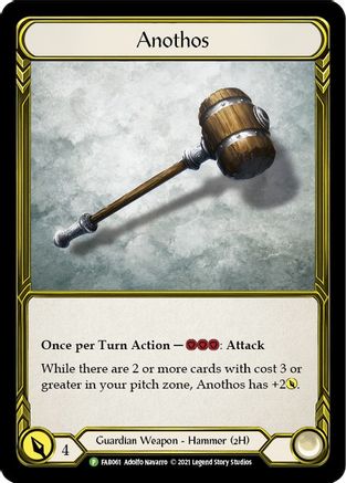 Anothos (Golden) - FAB061 (FAB061) [Flesh and Blood: Promo Cards] Cold Foil - Deck Out Gaming