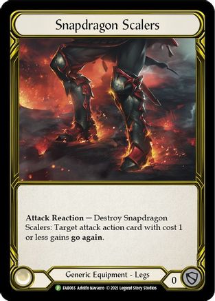 Snapdragon Scalers (Golden) - FAB065 (FAB065) [Flesh and Blood: Promo Cards] Cold Foil - Deck Out Gaming