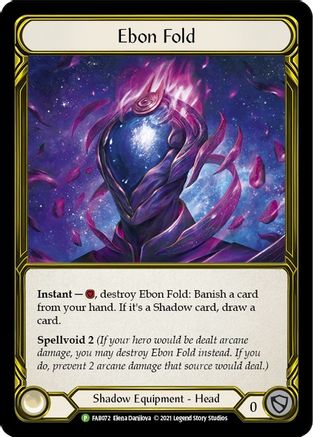 Ebon Fold (Golden) - FAB072 (FAB072) [Flesh and Blood: Promo Cards] Cold Foil - Deck Out Gaming