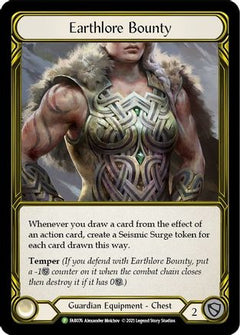 Earthlore Bounty (Golden) - FAB076 (FAB076) [Flesh and Blood: Promo Cards] Cold Foil - Deck Out Gaming