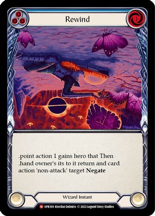 Rewind (Alternate Art) (UPR169) [Uprising] Rainbow Foil - Deck Out Gaming