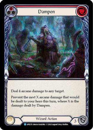 Dampen (Red) (UPR170) [Uprising] - Deck Out Gaming