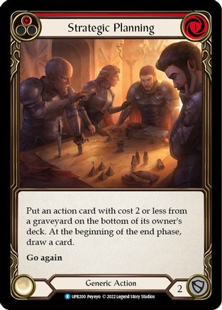 Strategic Planning (Red) (UPR200) [Uprising] - Deck Out Gaming