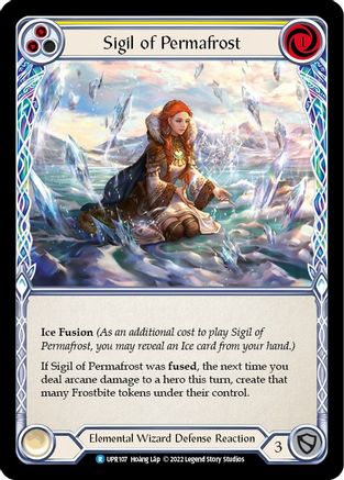 Sigil of Permafrost (Yellow) (UPR107) [Uprising] - Deck Out Gaming