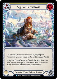 Sigil of Permafrost (Yellow) (UPR107) [Uprising] Rainbow Foil - Deck Out Gaming