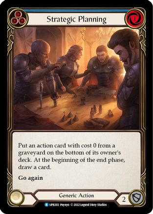 Strategic Planning (Blue) (UPR202) [Uprising] Rainbow Foil - Deck Out Gaming